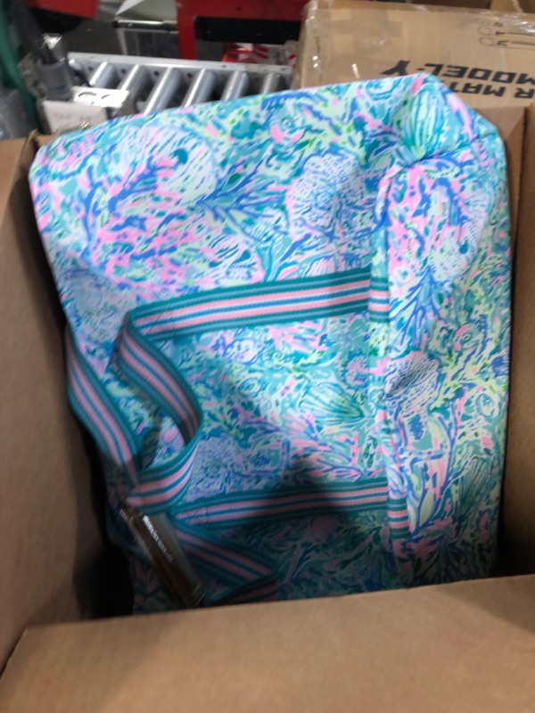 Photo 3 of Lilly Pulitzer Picnic and Beach Cooler, Insulated Cooler Bag with Adjustable Shoulder Strap