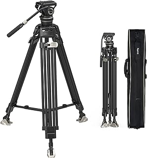 Photo 1 of SmallRig AD-100 FreeBlazer Heavy-Duty Carbon Fiber Tripod System, 78" Video Tripod