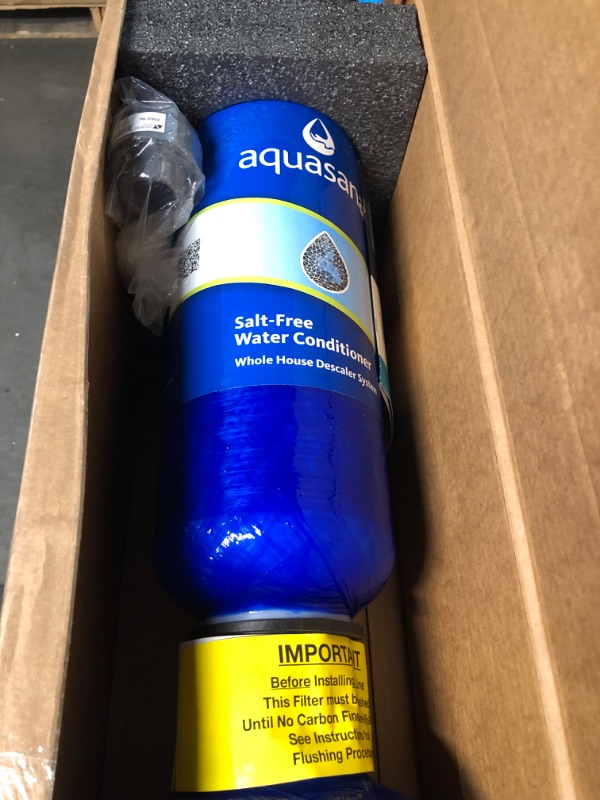 Photo 3 of [READ NOTEZ]
Aquasana Whole House Water Filter System - Water Softener Alternative w/UV Purifier & EQ-304 Replacement 10-Inch, Sediment Pre-Filters for Whole House Water Filter Systems