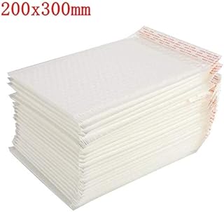 Photo 1 of Vesna 50Pcs/Lot Different Specifications Matte White Bubble Film Envelope Bag Foam Express Delivery Packaging Mailing Envelope Bag (200x300mm)