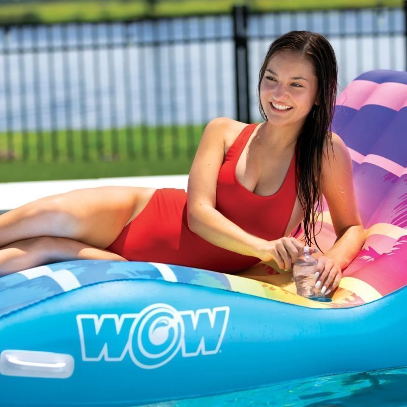 Photo 1 of WOW Sports Sunset Chaise Lounge Inflatable Pool and Beach Chair
