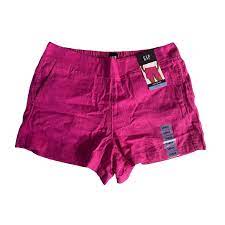 Photo 3 of Gap Ladies Linen Pull on Elastic Waistband Short XS
