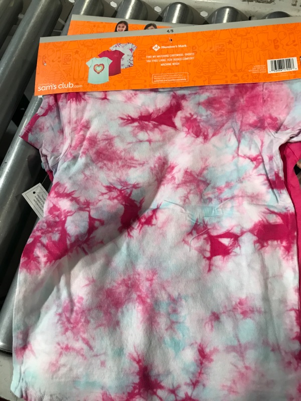 Photo 3 of sam's club 3 pack my favorite tees girls unicorn 4/5