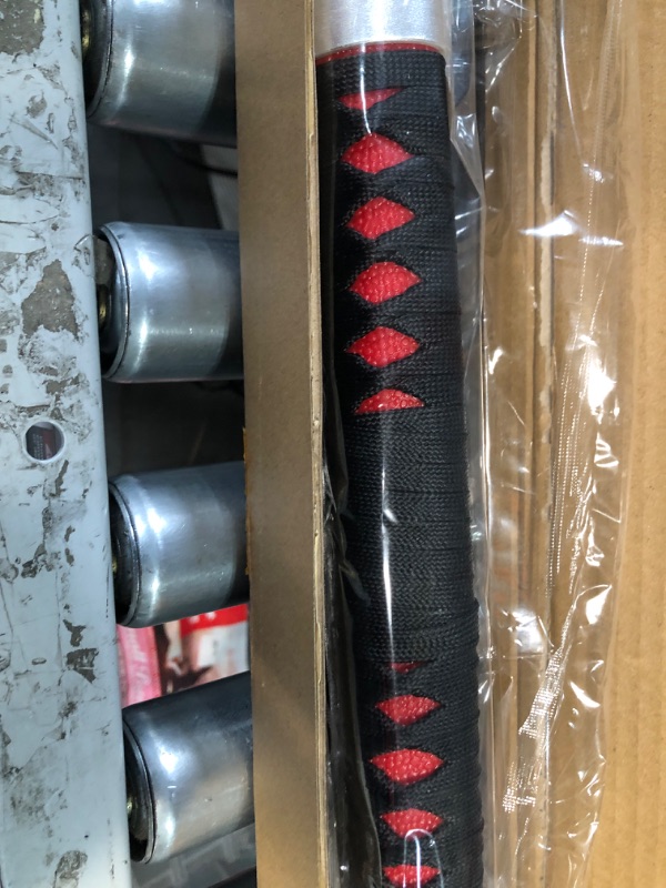Photo 1 of Munetoshi 30” Plastic Demon Katana Samurai Sword Cosplay Halloween Costume Short Tanjiro