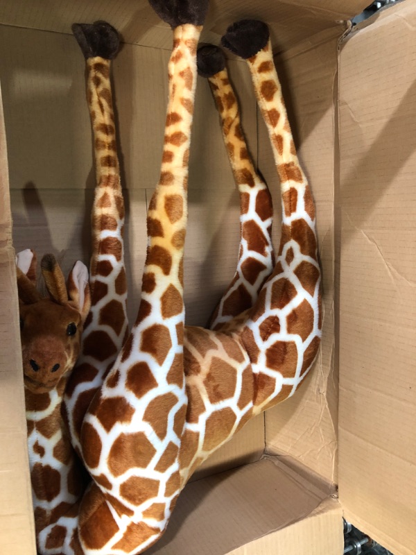 Photo 2 of *USED*
Linzy Toys Jared The Giraffe, 50'' (127 cm) Standing High, Real Life Stuffed Animal Plush Giraffe, Peluche Jirafa