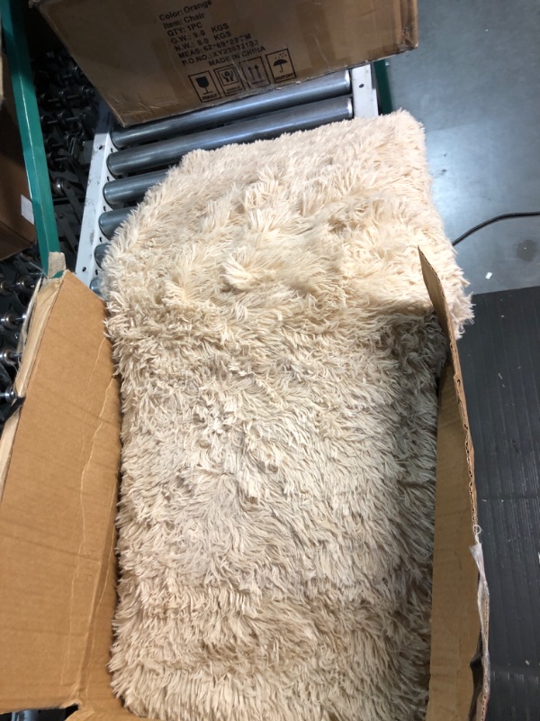 Photo 2 of * used item *
YUFANUHO Beige Rugs for Living Room, Ultra Soft Indoor 6x9 Feet Beige Shaggy Area Rugs 