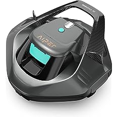 Photo 1 of * USED * 
AIPER Seagull SE Cordless Robotic Pool Cleaner, Pool Vacuum Lasts 90 Mins, LED Indicator, Self-Parking, for Flat Above-Ground Pools up to 33 Feet - Gray