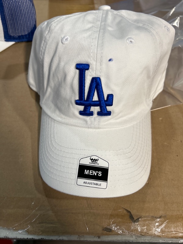 Photo 2 of '47 Los Angeles Dodgers White Clean Up Dad Hat Adjustable Slouch Cap