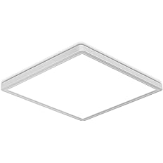 Photo 1 of  Ultra Slim Flush Mount Ceiling Light Fixture, 12 Inch 24W Surface Mount LED Square LED Ceiling Light for Bedroom, Kitchen, Bathroom