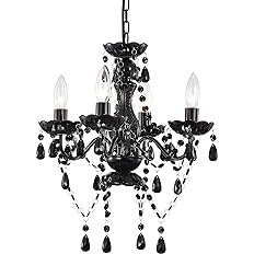 Photo 1 of * USED * 
BLACK CHANDILER 4 LIGHT 