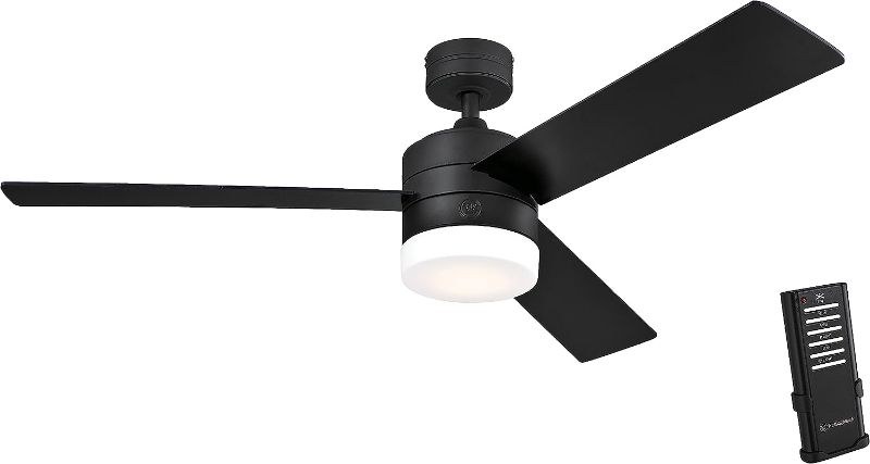 Photo 1 of ****BROKEN GLASS**** Westinghouse Lighting 7205900 Alta Vista 52-Inch Matte Black Indoor Ceiling Fan