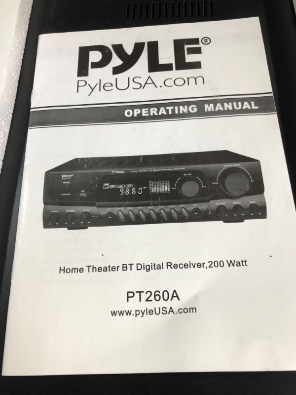 Photo 5 of Pyle 200W Home Audio Power Amplifier - Stereo Receiver w/ AM FM Tuner