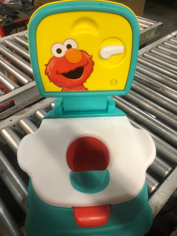 Photo 2 of Sesame Street Elmo Hooray! 3-in-1 Potty Chair, Toilet Trainer, and Step Stool, 