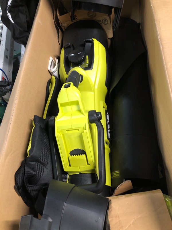 Photo 2 of **PARTS ONLY** RYOBI 40V HP Brushless Whisper Series 155 MPH 600 CFM Cordless Battery Leaf Blower 