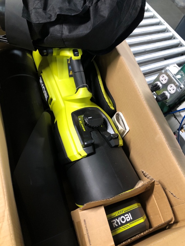 Photo 3 of **PARTS ONLY** RYOBI 40V HP Brushless Whisper Series 155 MPH 600 CFM Cordless Battery Leaf Blower 