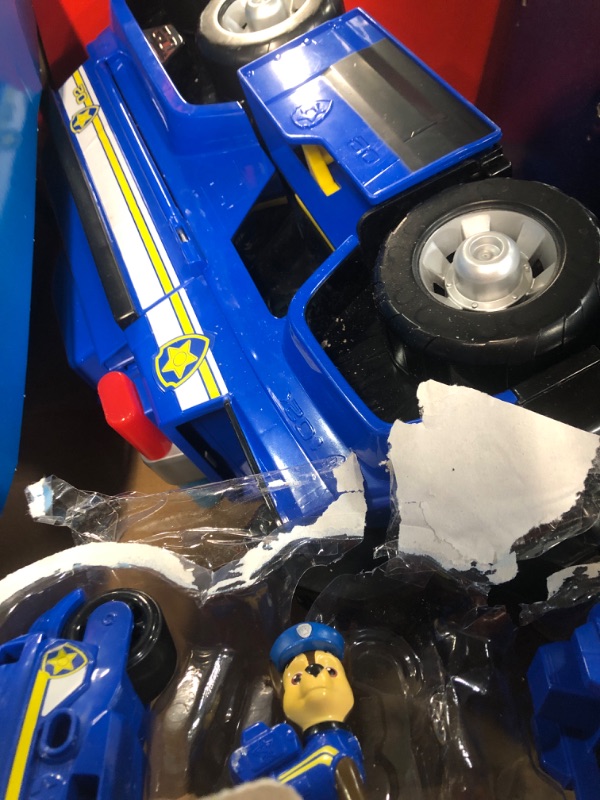 Photo 3 of **STICKERS PEELING** Paw Patrol, Chase’s 5-in-1 Ultimate Cruiser with Lights and Sounds,