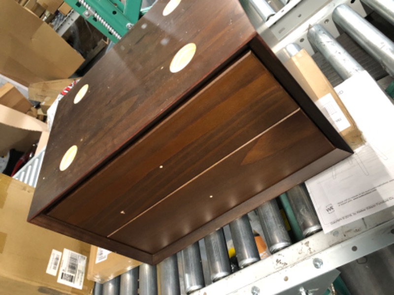 Photo 1 of **LARGE SCRATCH ON FRONT** Walker Edison Mid Century Modern Wood Nightstand Side Table Bedroom Storage Drawer