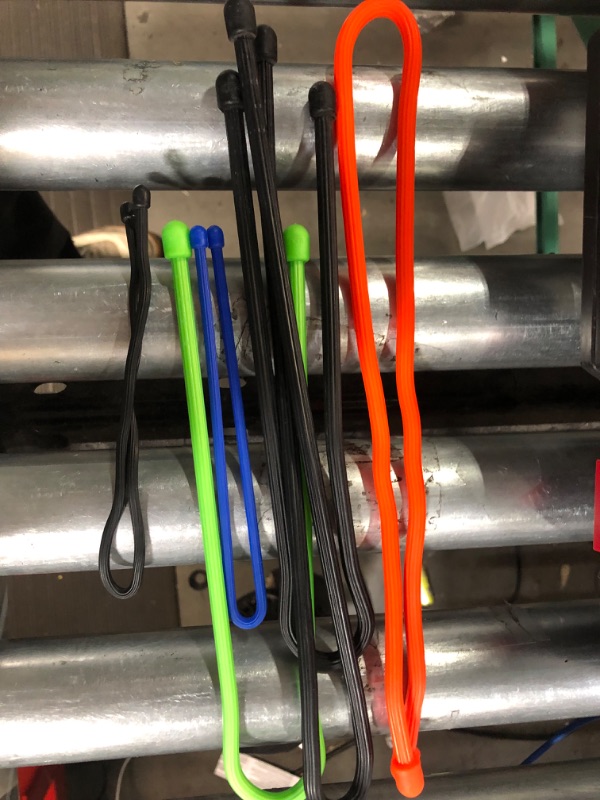 Photo 2 of Nite Ize Original Gear Tie, Reusable Rubber Twist Tie, Colors may vary and Sizes, 12 Pack