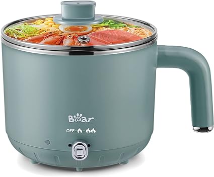 Photo 1 of ***MISSING CORD*** BEAR Hot Pot Electric with Steamer, Electric Ramen Cooker, Electric Pot for Noodles