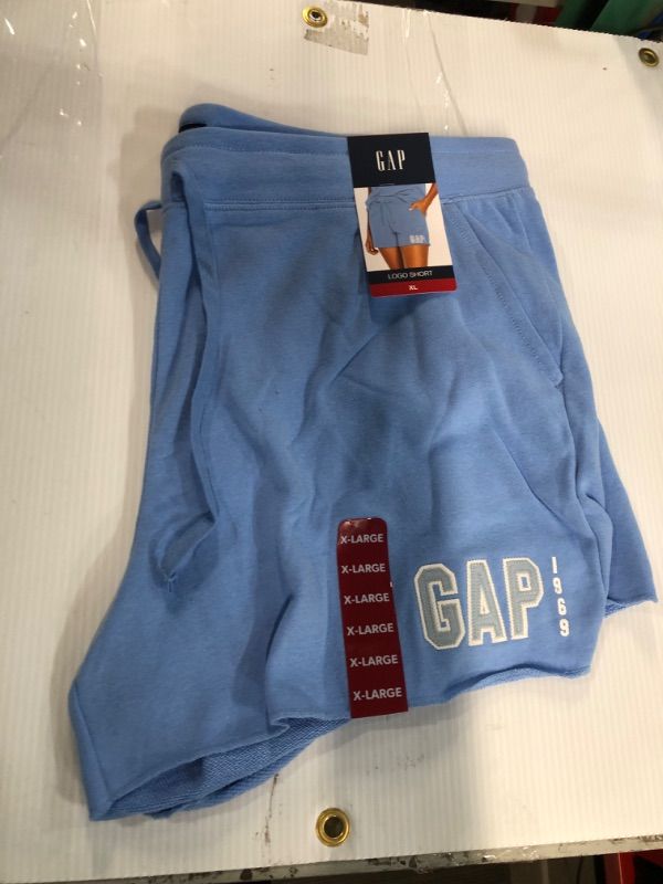 Photo 2 of GAP Women's Soft Pull On Drawstring Logo 4" Inseam Short XL
