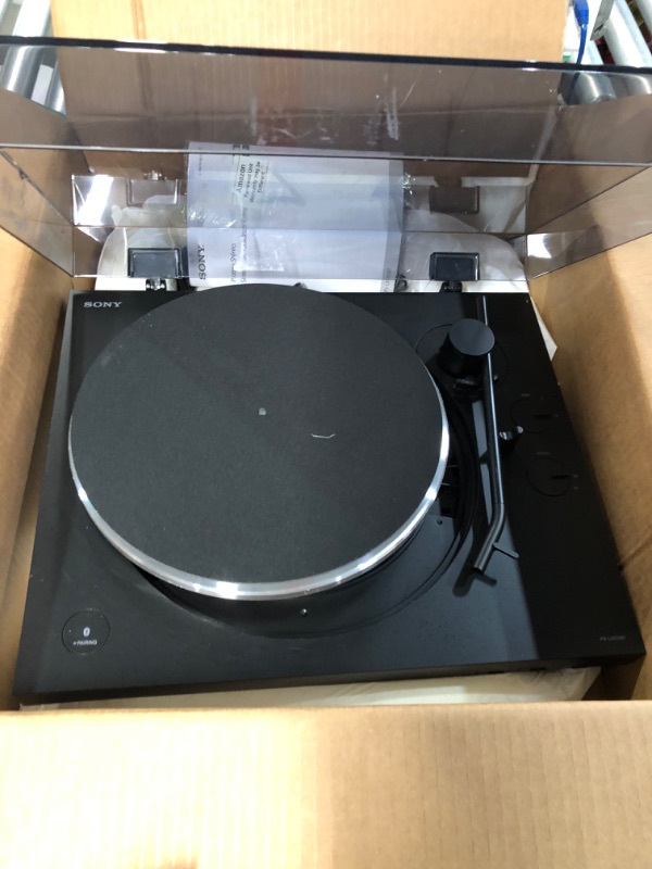 Photo 2 of Sony PS-LX310BT Belt Drive Turntable: Fully Automatic Wireless Vinyl Record Player