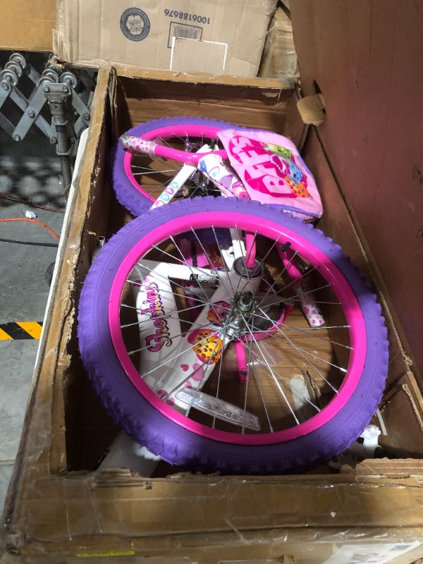 Photo 5 of ***MISSING PARTS - NONFUNCTIONAL - FOR PARTS - SEE NOTES***
18" Shopkins Girls' Bike with Handlebar Bag