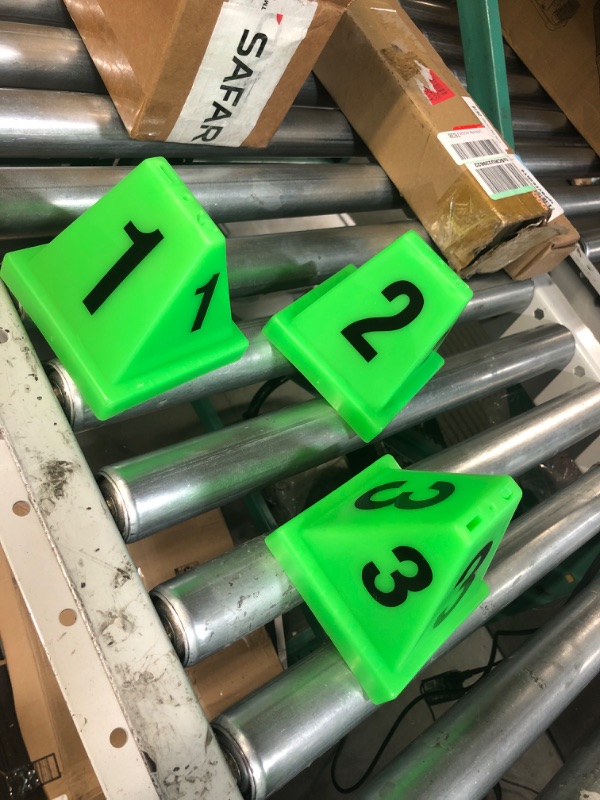 Photo 3 of Crime Scene Evidence Marker Versa Cones, Numbers 1-20, Green