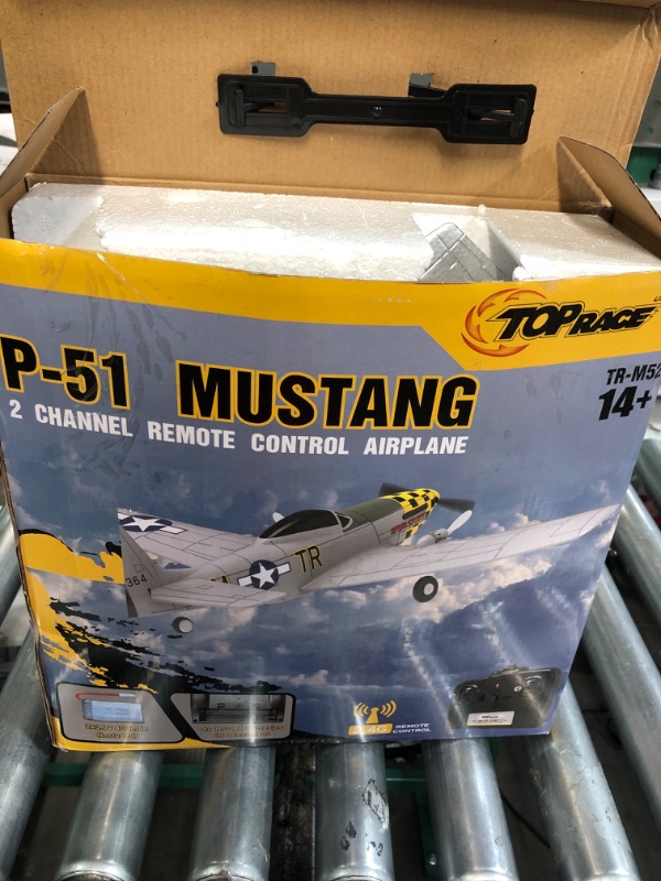 Photo 1 of Top Race Rc Plane 2 Channel Remote Control Airplane Ready