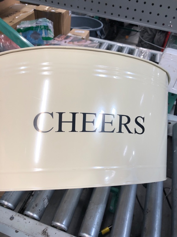 Photo 4 of "cheers" metal tin bucket 