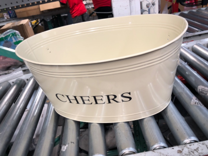 Photo 1 of "cheers" metal tin bucket 