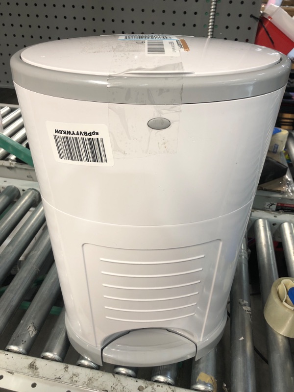 Photo 2 of Dekor Plus Hands Free Diaper Pail - White