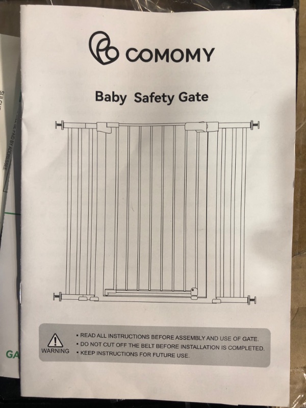 Photo 4 of COMOMY 36" Extra Tall Baby Gate for Stairs Doorways