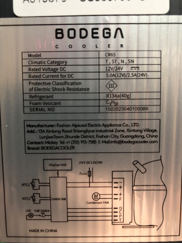 Photo 7 of BODEGA 12 Volt Refrigerator