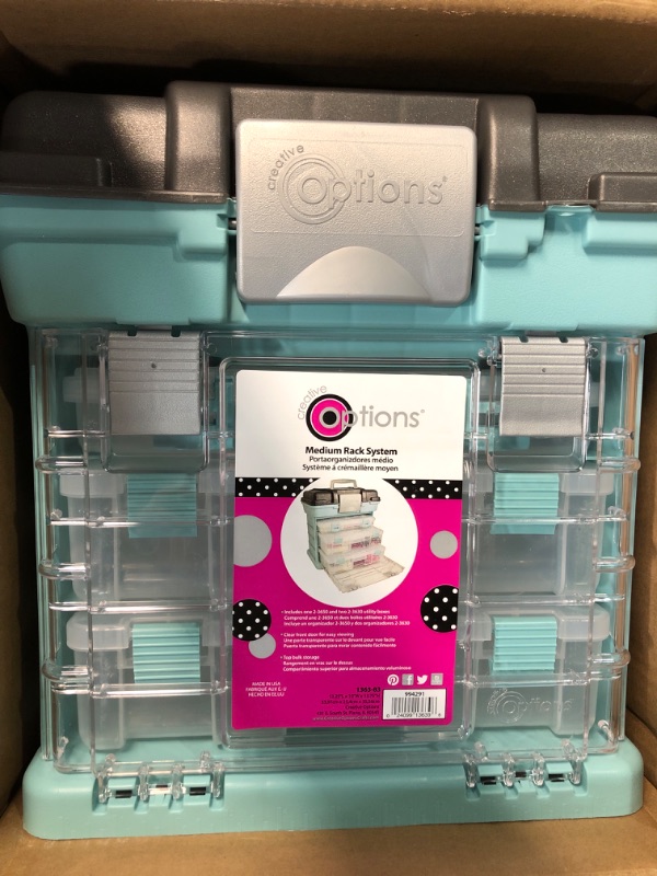 Photo 1 of Creative Options Grab N' Go Rack System, Soft Blue