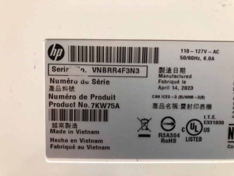 Photo 4 of HP Color LaserJet Pro Wireless All-in-One Laser Printer