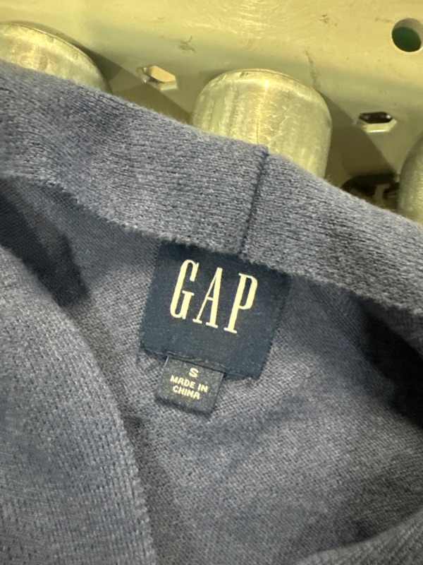 Photo 3 of gap small blue sweater/coat. it opens