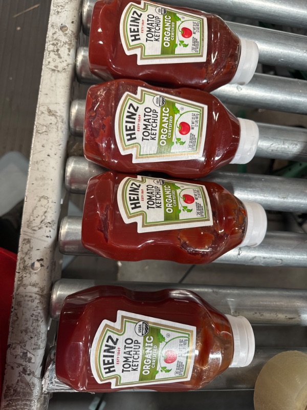 Photo 2 of (4 pack) Heinz Organic Tomato Ketchup (32 oz Bottle)