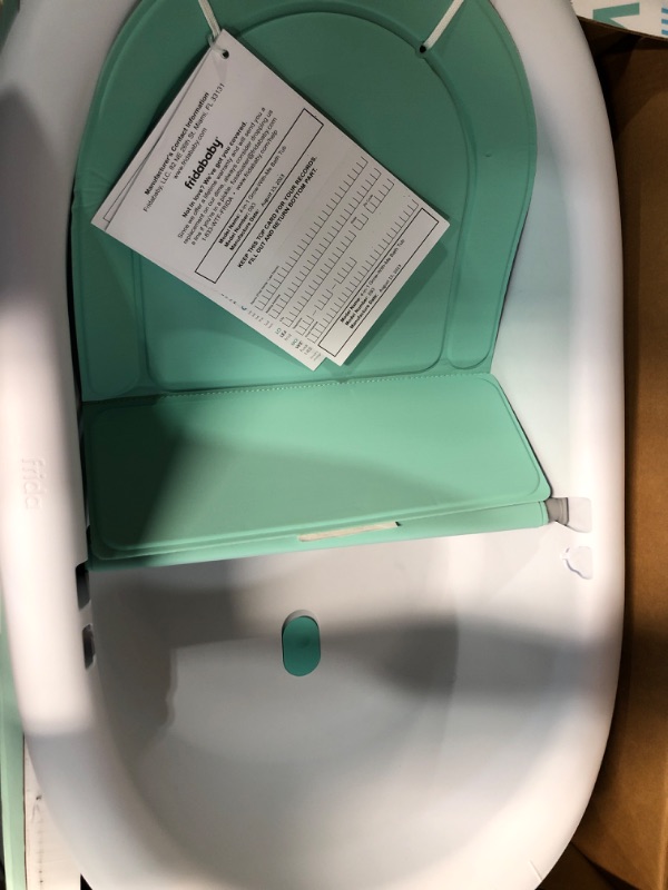 Photo 3 of 4-in-1 Grow-with-Me Bath Tub by Frida Baby Transforms Infant Bathtub to Toddler Bath Seat with Backrest for Assisted Sitting in Tub