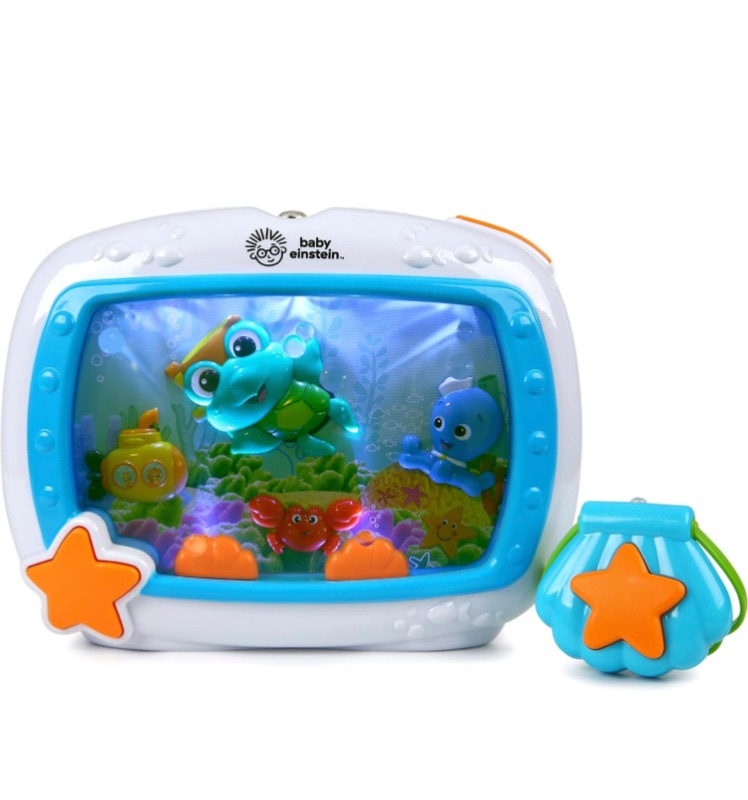 Photo 1 of Baby Einstein Sea Dreams Soother Musical Crib Toy and Sound Machine, Newborns Plus