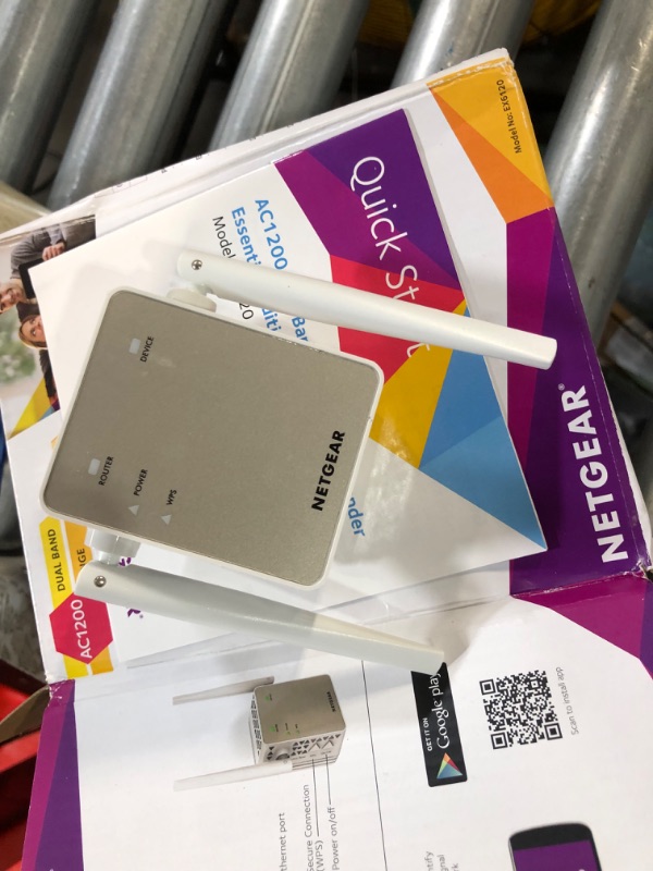 Photo 2 of NETGEAR Wi-Fi Range Extender EX6120 - Coverage Up to 1500 Sq Ft and 25 Devices with AC1200 Dual Band Wireless Signal Booster & Repeater (Up to 1200Mbps Speed)