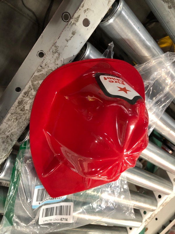 Photo 1 of 12 Pack Firefighter Children's Helmet Party Supplies for Kid's Costume Accessory