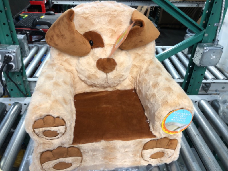 Photo 2 of Animal Adventure | Sweet Seats | Tan Dog Children's Plush Chair