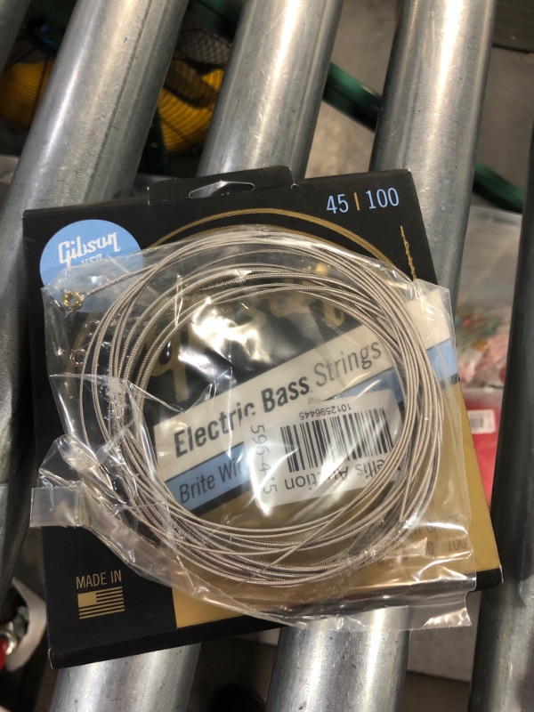 Photo 2 of Gibson Long Scale Brite Wire Electric Bass Strings, 4-String - Light