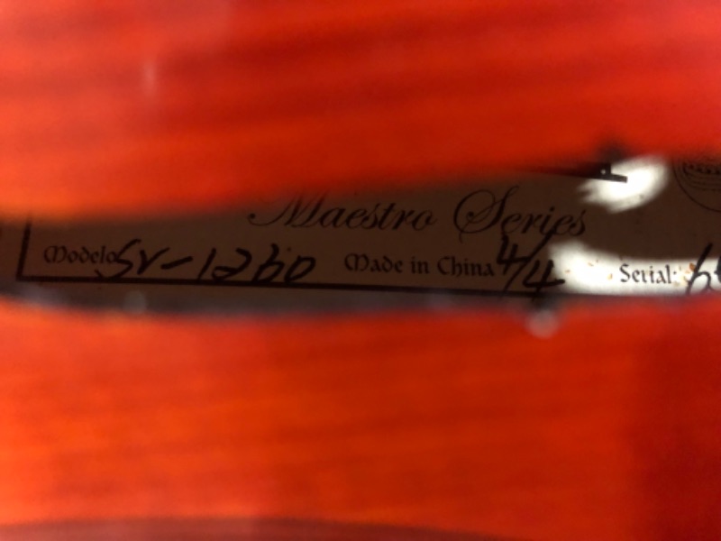 Photo 2 of DAMAGED Cremona Sv-1260 Maestro First Series Violin Outfit 4/4 Size
