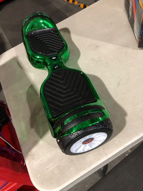 Photo 2 of **USED** HOVERSTAR Hoverboard Certified HS2.0 Flash Wheel with LED Light Self Balancing Wheel Electric Scooter Chrome Black