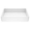 Photo 1 of [READ NOTES]
Magnolia Modern White Matte Stone 21 in. L x 14 in. W x 5 in. H Rectangular Vessel Bathroom Sink
