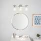 Photo 1 of ** SEE NOTES** allen + roth Paces 19.2-in 3-Light Brushed Nickel Modern/Contemporary Vanity Light
