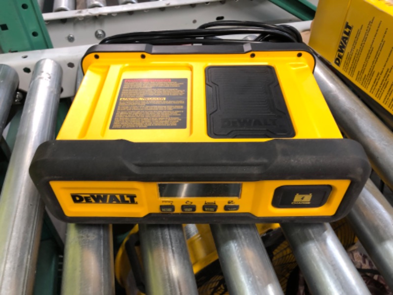 Photo 3 of DEWALT DXAEC100 DXAEC100 Professional 30-Amp Battery Charger and 3-Amp Maintainer with 100-Amp Engine Start, Yellow