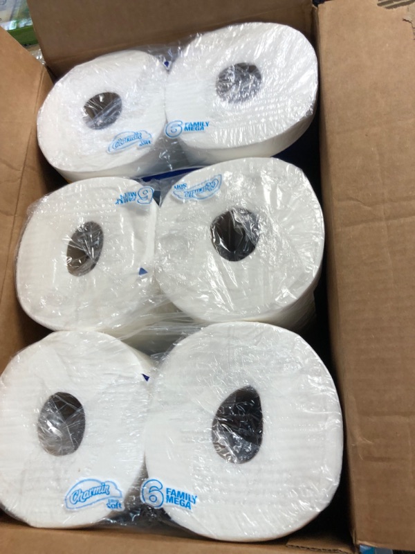 Photo 3 of Charmin Ultra Soft Cushiony Touch Toilet Paper, 18 Family Mega Rolls 