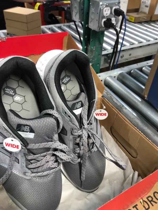 Photo 1 of New Balance Men's Fresh Foam 1165 V1 Walking Shoe 10 Wide Grey/Black